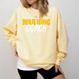 Mahjong Coach Coaching Trainer Teacher Comfort Colors Sweatshirt Butter Mahjong Coach Coaching Trainer Teacher Comfort Colors Sweatshirt Butter