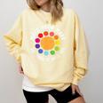 Make Your Mark For a International Dot Day Teacher Dot Lover Comfort Colors Sweatshirt Butter