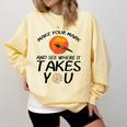 Make Mark Paintbrush International Dot Day Art Teacher Comfort Colors Sweatshirt Butter Make Mark Paintbrush International Dot Day Art Teacher Comfort Colors Sweatshirt Butter
