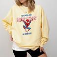 Marvel Spider-Man Teachers Are Super Heroes Comfort Colors Sweatshirt Butter Marvel Spider-Man Teachers Are Super Heroes Comfort Colors Sweatshirt Butter