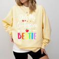 Matching Co-Teacher Best Friend She's My Bestie Work Team Comfort Colors Sweatshirt Butter Matching Co-Teacher Best Friend She's My Bestie Work Team Comfort Colors Sweatshirt Butter