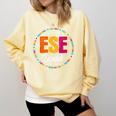Matching ESE Squad First Last Day Team Teacher Student Tribe Comfort Colors Sweatshirt Butter Matching ESE Squad First Last Day Team Teacher Student Tribe Comfort Colors Sweatshirt Butter