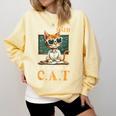 I Did The Math The Answer Is Cats Math Cat Teacher Comfort Colors Sweatshirt Butter I Did The Math The Answer Is Cats Math Cat Teacher Comfort Colors Sweatshirt Butter