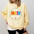 Math Interventionist Teacher Coach Squad Mathematics STEM Comfort Colors Sweatshirt Butter Math Interventionist Teacher Coach Squad Mathematics STEM Comfort Colors Sweatshirt Butter