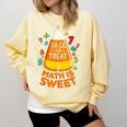 Math Teacher Halloween Costume Trick Or Treat Math Sweet Comfort Colors Sweatshirt Butter Math Teacher Halloween Costume Trick Or Treat Math Sweet Comfort Colors Sweatshirt Butter