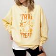 Math Teacher Nerd Student Halloween Trig Or Treat Comfort Colors Sweatshirt Butter Math Teacher Nerd Student Halloween Trig Or Treat Comfort Colors Sweatshirt Butter