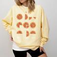 Maths Day Costume Idea Kids Teachers Pizza Slice Fraction Comfort Colors Sweatshirt Butter