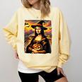 Mona Lisa Pumpkin Halloween Art Teacher Witchy Women Kids Comfort Colors Sweatshirt Butter Mona Lisa Pumpkin Halloween Art Teacher Witchy Women Kids Comfort Colors Sweatshirt Butter