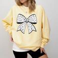 Music Notes Coquette Bow Music Teacher School Musician Band Comfort Colors Sweatshirt Butter