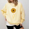 Music Teacher Shirt Sunflower Music Notes Musician Singer Comfort Colors Sweatshirt Butter