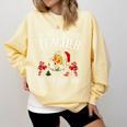 Be Nice To The Teacher Santa Is Watching School Christmas Comfort Colors Sweatshirt Butter