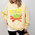 No Taki When Teacher Taki Education Classroom Teacher For Men Women Girls Kids Comfort Colors Sweatshirt Butter