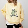 Off To Teach English Scooter Frog ESL Teacher Literature Comfort Colors Sweatshirt Butter Off To Teach English Scooter Frog ESL Teacher Literature Comfort Colors Sweatshirt Butter