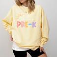 Oh Hey Pre K Student Teacher Happy First Day Back To School Comfort Colors Sweatshirt Butter Oh Hey Pre K Student Teacher Happy First Day Back To School Comfort Colors Sweatshirt Butter