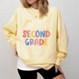 Oh Hey Second Grade First Day Of Teacher Girls Boys Kids Comfort Colors Sweatshirt Butter