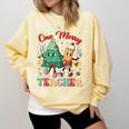 One Merry Teacher Groovy Christmas Tree Pjs Xmas Teacher Comfort Colors Sweatshirt Butter One Merry Teacher Groovy Christmas Tree Pjs Xmas Teacher Comfort Colors Sweatshirt Butter