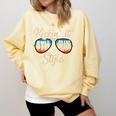 P41l Retro Kickin It 5th Grade Style Teacher Back To School For Men Women Girls Kids Comfort Colors Sweatshirt Butter