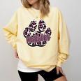 Panthers Paw Print Leopard Maroon Panther Pride Teacher Comfort Colors Sweatshirt Butter Panthers Paw Print Leopard Maroon Panther Pride Teacher Comfort Colors Sweatshirt Butter