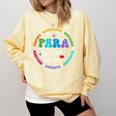 PARA Dream Team Teacher Paraprofessional Paraeducator Comfort Colors Sweatshirt Butter PARA Dream Team Teacher Paraprofessional Paraeducator Comfort Colors Sweatshirt Butter