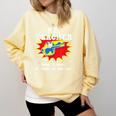 PE Physical Education Teacher Superhero Power School Comfort Colors Sweatshirt Butter PE Physical Education Teacher Superhero Power School Comfort Colors Sweatshirt Butter
