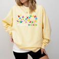 Peace Love Inclusion Sped Squad Special-Ed Teacher Daycare Comfort Colors Sweatshirt Butter Peace Love Inclusion Sped Squad Special-Ed Teacher Daycare Comfort Colors Sweatshirt Butter
