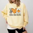 Peace Love Visuals Sped Teacher Pumpkin Skeleton Halloween Comfort Colors Sweatshirt Butter Peace Love Visuals Sped Teacher Pumpkin Skeleton Halloween Comfort Colors Sweatshirt Butter