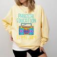 Physical Education Is My Jam PE Teacher Comfort Colors Sweatshirt Butter