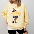 Physical Education Teacher Halloween Costume Witchy Teacher For Men Women Comfort Colors Sweatshirt Butter