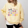 Pre-K Boo Crew Ghost Halloween Teacher Student Comfort Colors Sweatshirt Butter Pre-K Boo Crew Ghost Halloween Teacher Student Comfort Colors Sweatshirt Butter
