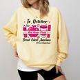 Pre-k Teacher In October We Wear Pink Breast Cancer Comfort Colors Sweatshirt Butter