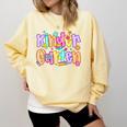 Preppy Kindergarten First Day Of School Teachers Girls Boys Comfort Colors Sweatshirt Butter Preppy Kindergarten First Day Of School Teachers Girls Boys Comfort Colors Sweatshirt Butter