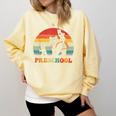 Preschool Panda Back To School Teacher Student Comfort Colors Sweatshirt Butter Preschool Panda Back To School Teacher Student Comfort Colors Sweatshirt Butter
