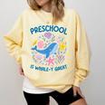 Preschool Is Whale-y Great Preschool Teacher Comfort Colors Sweatshirt Butter Preschool Is Whale-y Great Preschool Teacher Comfort Colors Sweatshirt Butter