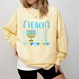 I Promise To Teach Love Hanukkah Chanukah Jewish Teacher Comfort Colors Sweatshirt Butter I Promise To Teach Love Hanukkah Chanukah Jewish Teacher Comfort Colors Sweatshirt Butter