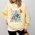 Proud To Teach Multilingual Learner ESL English Teacher Comfort Colors Sweatshirt Butter