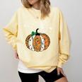 Pumpkin Music Teacher Halloween Fall Music Notes Autumn Comfort Colors Sweatshirt Butter