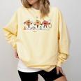 Pumpkin PE Teacher Team Physical Education Autumn Fall Comfort Colors Sweatshirt Butter