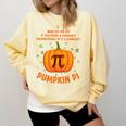 Pumpkin Pie Pi Math Teacher Shirt Halloween Men Adult Comfort Colors Sweatshirt Butter