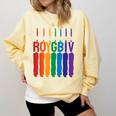 Rainbow Roygbiv Kids Artist Costume Art Teacher Comfort Colors Sweatshirt Butter Rainbow Roygbiv Kids Artist Costume Art Teacher Comfort Colors Sweatshirt Butter