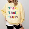There Their They'Re English Teacher Grammar Memes Comfort Colors Sweatshirt Butter There Their They'Re English Teacher Grammar Memes Comfort Colors Sweatshirt Butter
