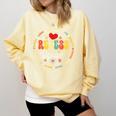 Recess Squad Crew Teachers Students Monitor Back To School Comfort Colors Sweatshirt Butter