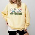 Retro Christmas Snowman FCS Teacher Family Consumer Science Comfort Colors Sweatshirt Butter Retro Christmas Snowman FCS Teacher Family Consumer Science Comfort Colors Sweatshirt Butter