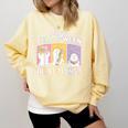 Retro Are You Fall O Ween Directions Teacher Halloween Ghost Comfort Colors Sweatshirt Butter