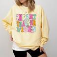 Retro Infant Teacher Vibes Women Daycare Teacher Comfort Colors Sweatshirt Butter Retro Infant Teacher Vibes Women Daycare Teacher Comfort Colors Sweatshirt Butter