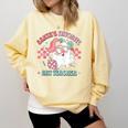 Retro Pink Christmas Santa's Favorite Art Teacher Artist Comfort Colors Sweatshirt Butter Retro Pink Christmas Santa's Favorite Art Teacher Artist Comfort Colors Sweatshirt Butter