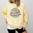 Retro School Counselor Back To School Teacher Squad Crew Comfort Colors Sweatshirt Butter Retro School Counselor Back To School Teacher Squad Crew Comfort Colors Sweatshirt Butter