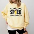 Retro SPED Teacher Pencil Lightning Bolt Back To School Comfort Colors Sweatshirt Butter Retro SPED Teacher Pencil Lightning Bolt Back To School Comfort Colors Sweatshirt Butter