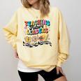 Retro Teaching Future Leaders Groovy Teacher Back To School Comfort Colors Sweatshirt Butter Retro Teaching Future Leaders Groovy Teacher Back To School Comfort Colors Sweatshirt Butter