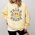 Retro Third Grade Teacher Student 1st Day Back To School Comfort Colors Sweatshirt Butter Retro Third Grade Teacher Student 1st Day Back To School Comfort Colors Sweatshirt Butter