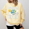 Rotation Of Earth Science Teacher Earth Day Men Women Comfort Colors Sweatshirt Butter